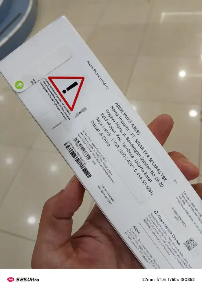 Apple pencil gen 2 usb 100% fullset original bawaan semua like New