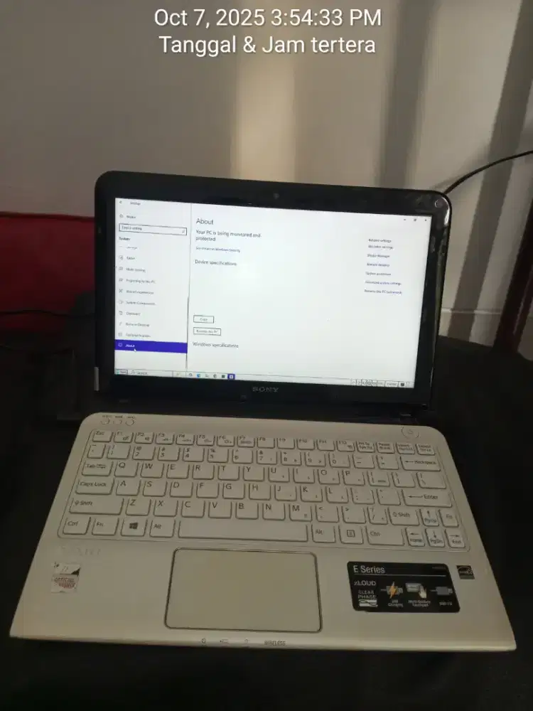 Notebook SONY VAIO. SVE11125CVW