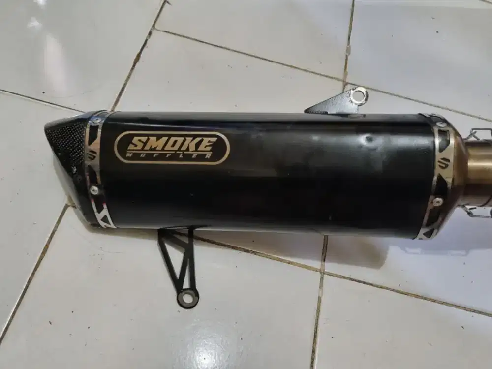 Knalpot smoke end cup karbon Xmax new dan old