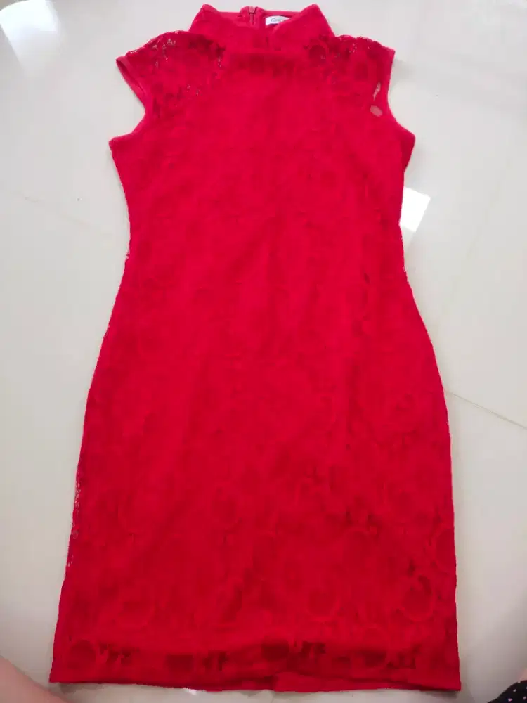 Baju Imlek Cheongsam Merah