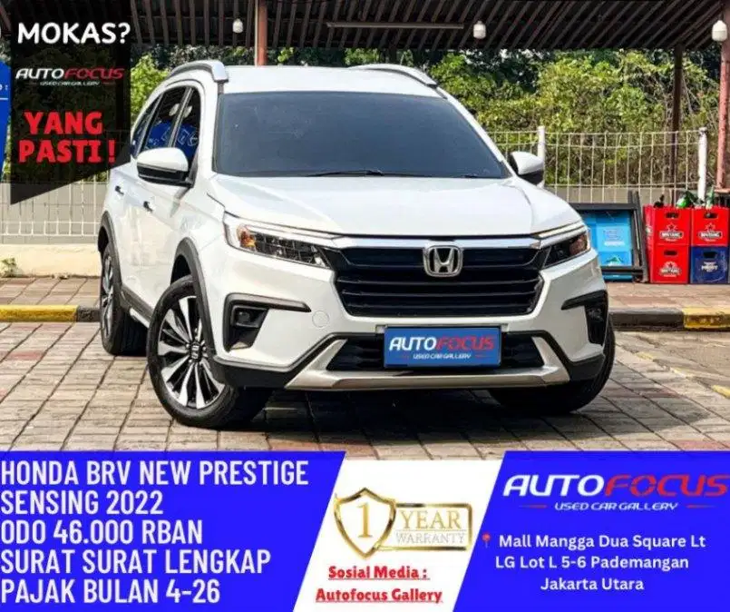 Tdp30JT Honda New BRV Prestige 1.5 Non sensing 2022