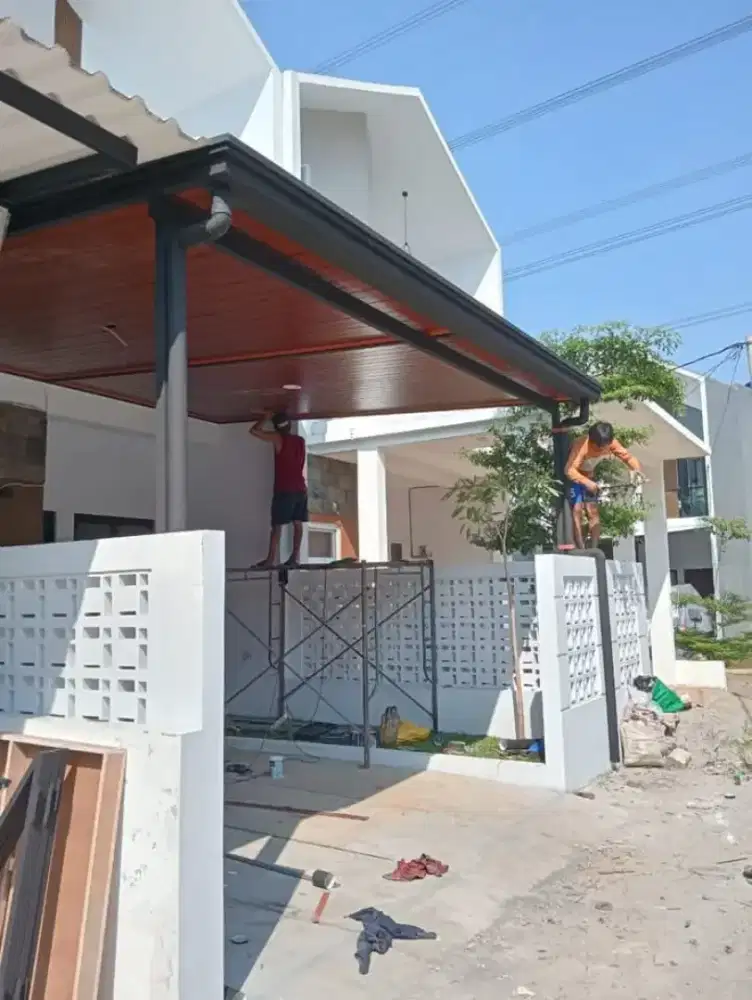 Kanopi baja ringan dan besi hollow galvanis