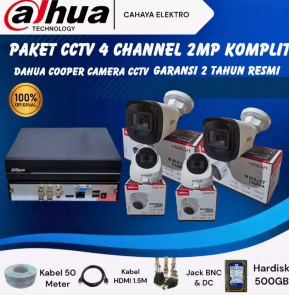 (HARGA TERMURAH) CCTV BISA ONLINE DI HP, GRATIS PASANG