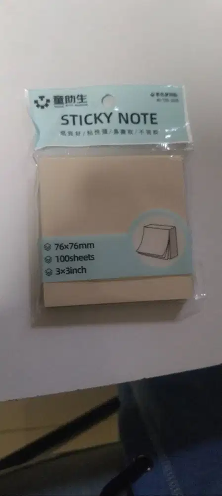 Sticky note untuk menulis catatan