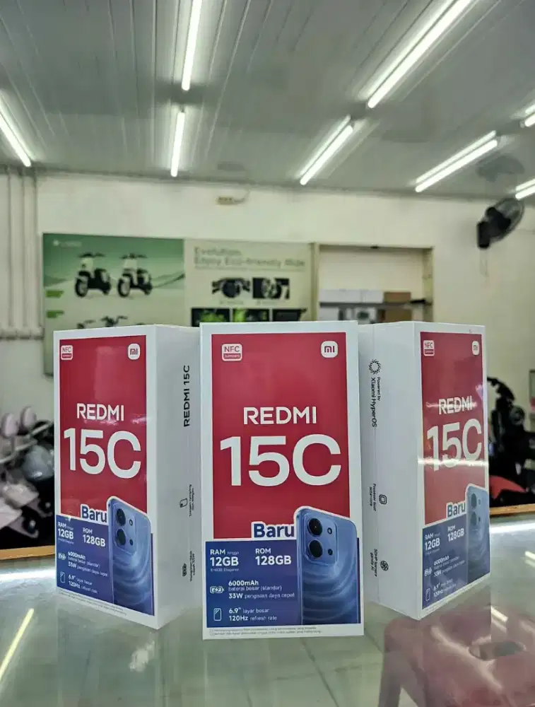 Redmi 15c (8/256 & 6/128) Baru Resmi Xiaomi⁵
