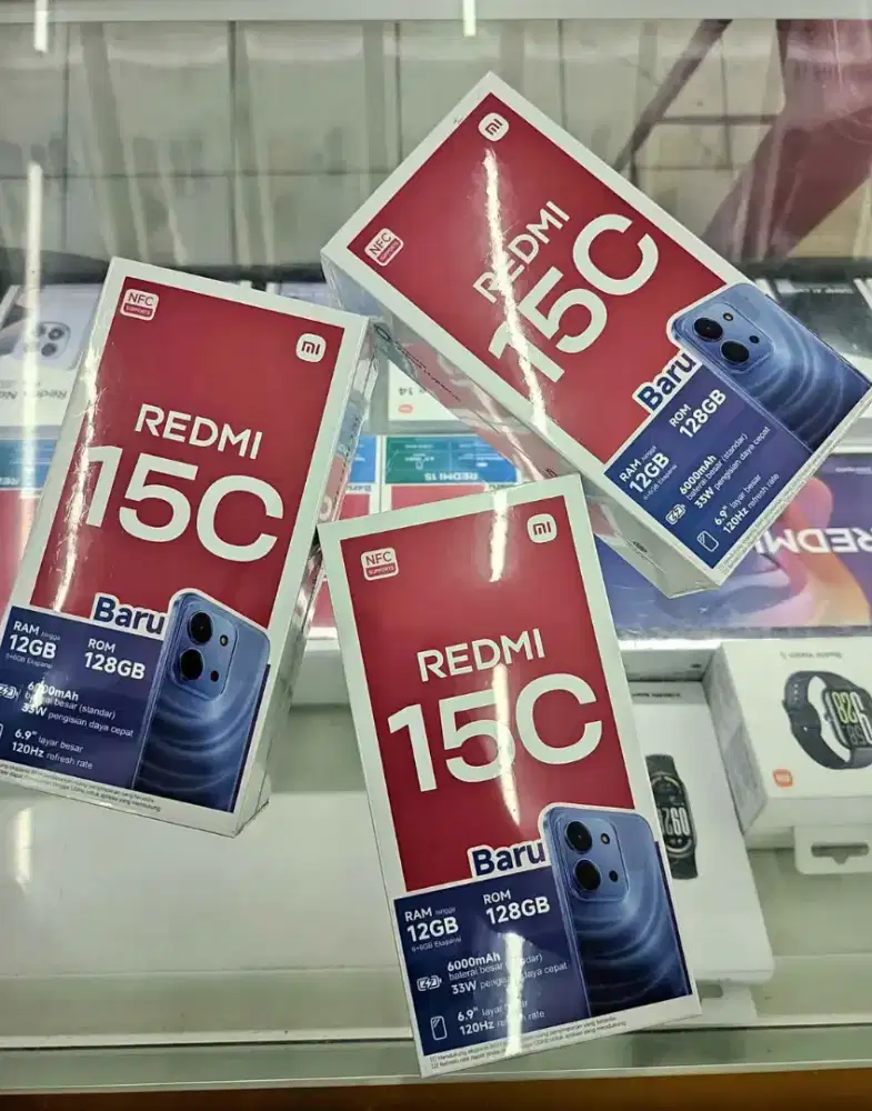 Redmi 15c (8/256 & 6/128) Baru Resmi Xiaomi⁶