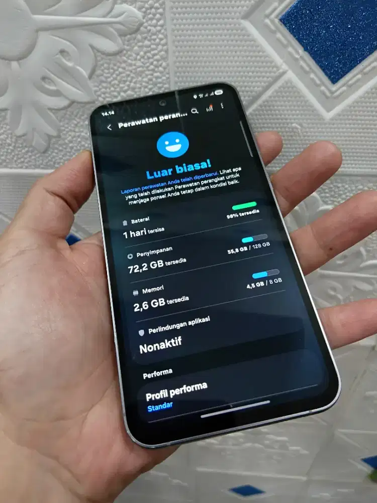 Samsung s23 fe 8/128 jaringan 5g resmi Indonesia