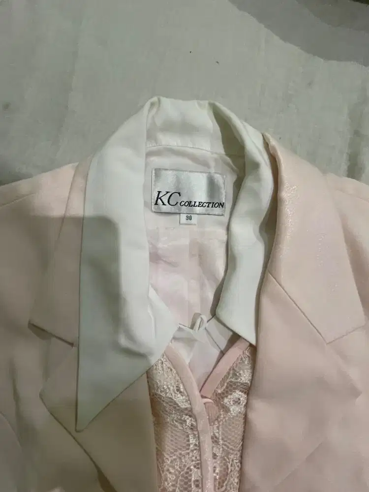 Jual setelan rok dan atasan blazer import
