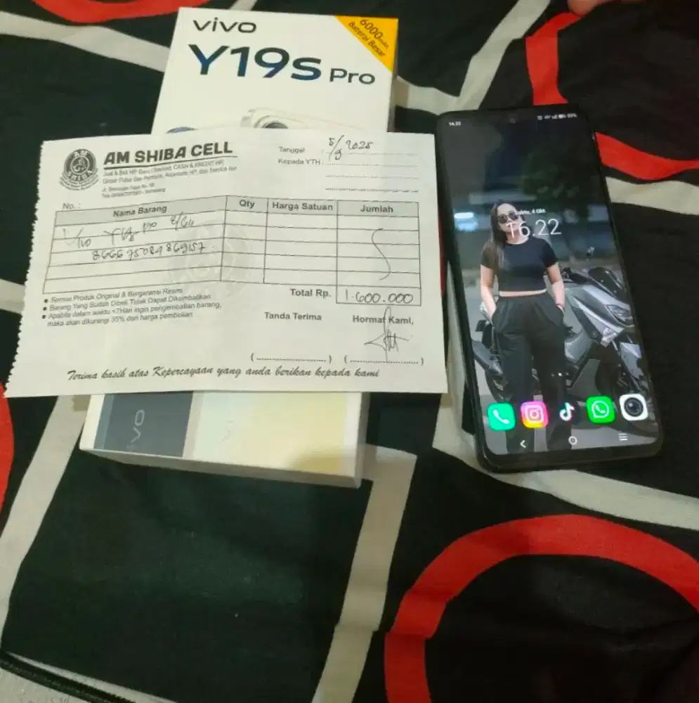 HP vivo baru dipakai sebulan