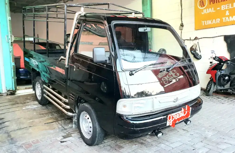 Carry Futura 1.5 Pick Up PU 2005/2006 Hitam Ors Siap Kerja