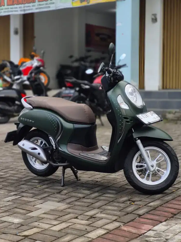 HONDA NEW SCOOPY STYLIS 2024 KM 6RB ASLI DP CUMAN 1.5JT
