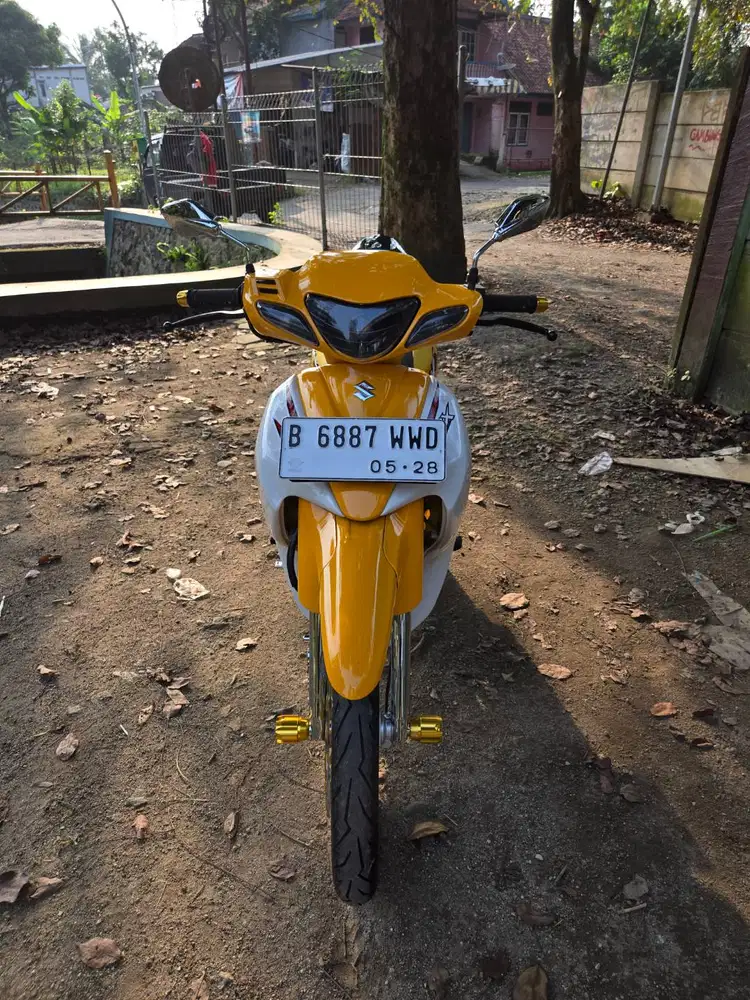 Satria hiu full crome