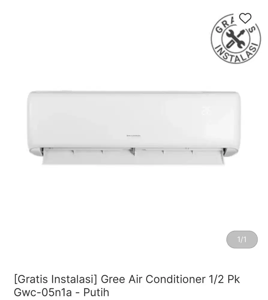 AC Gree Gwc-05n1a 1/2 Pk