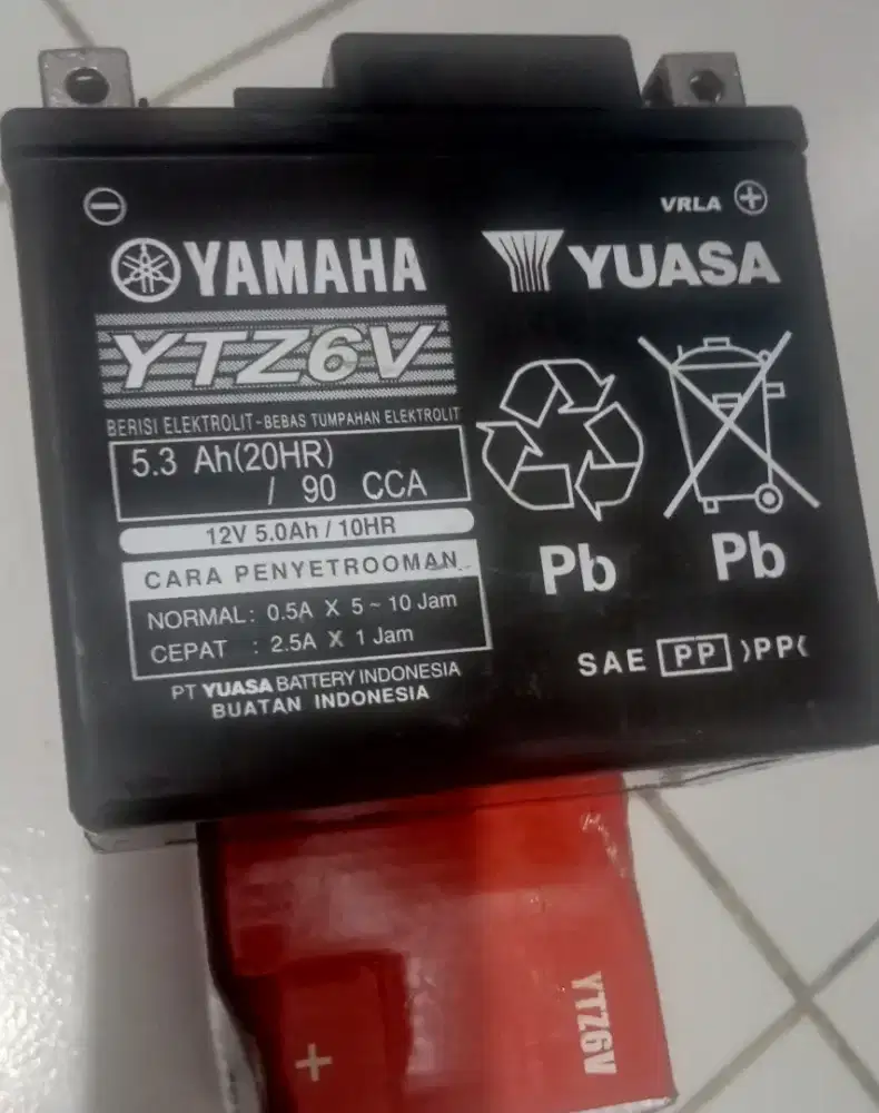 Yamaha Yuasa ytz 6 v