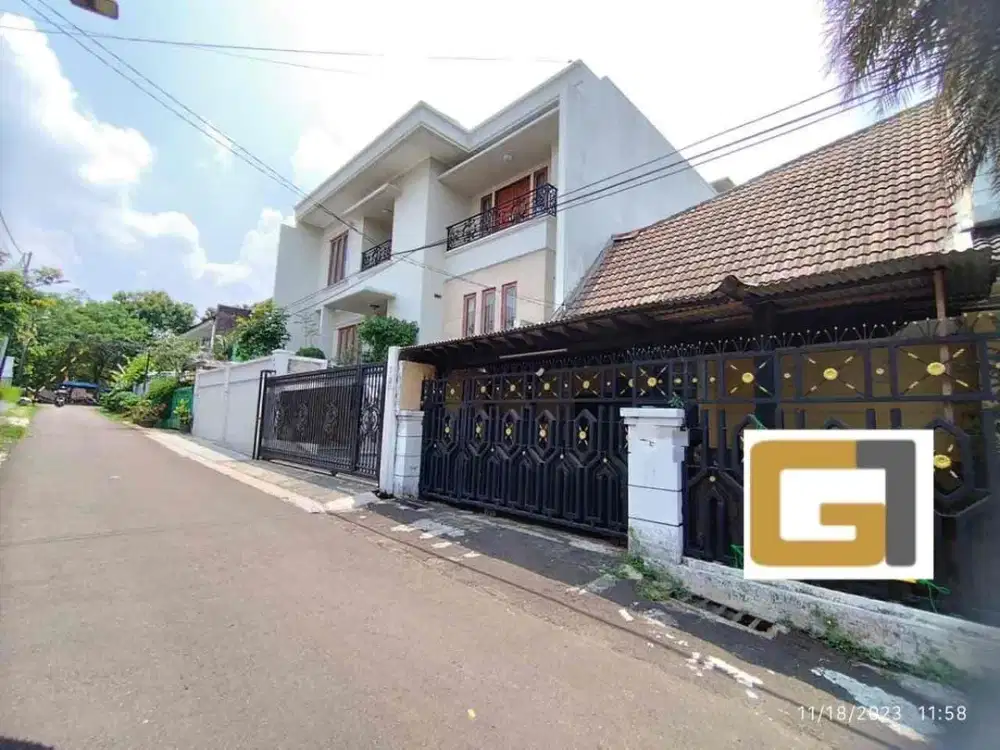 Rumah luas bebas banjir di Delman Tanah Kusir Jaksel
