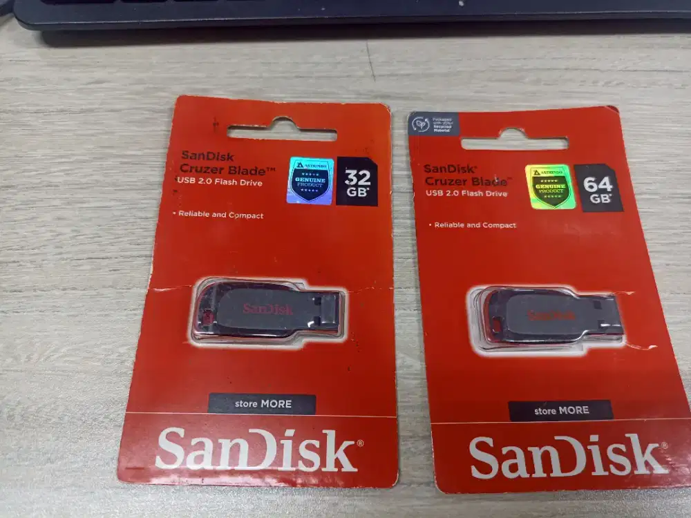 usb cruzer blade sandisk 32gb & 64gb