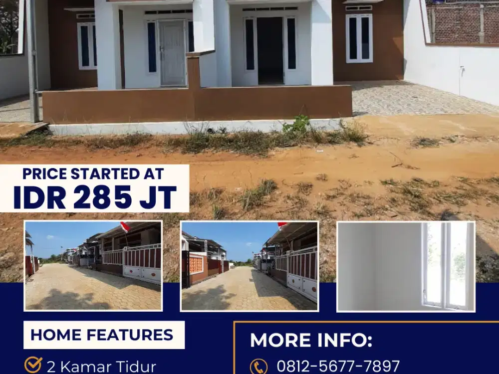 RUMAH MURAH HARGA DIBAWAH 300 JUTA