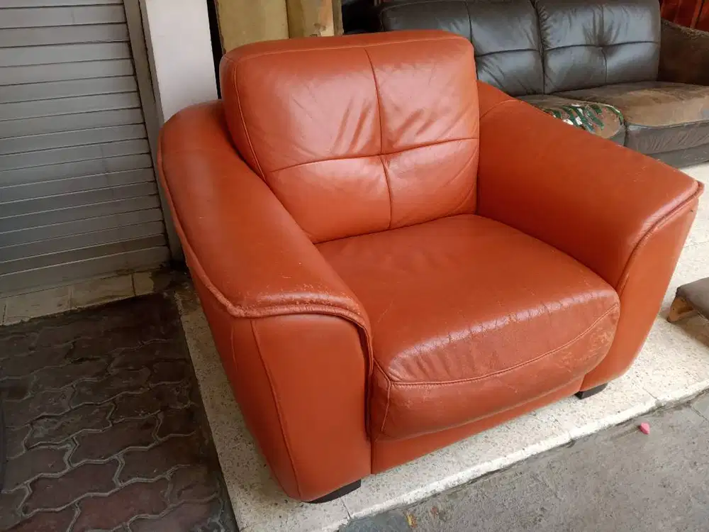 Menerima Servis Bekleed Kursi Sofa Reclining