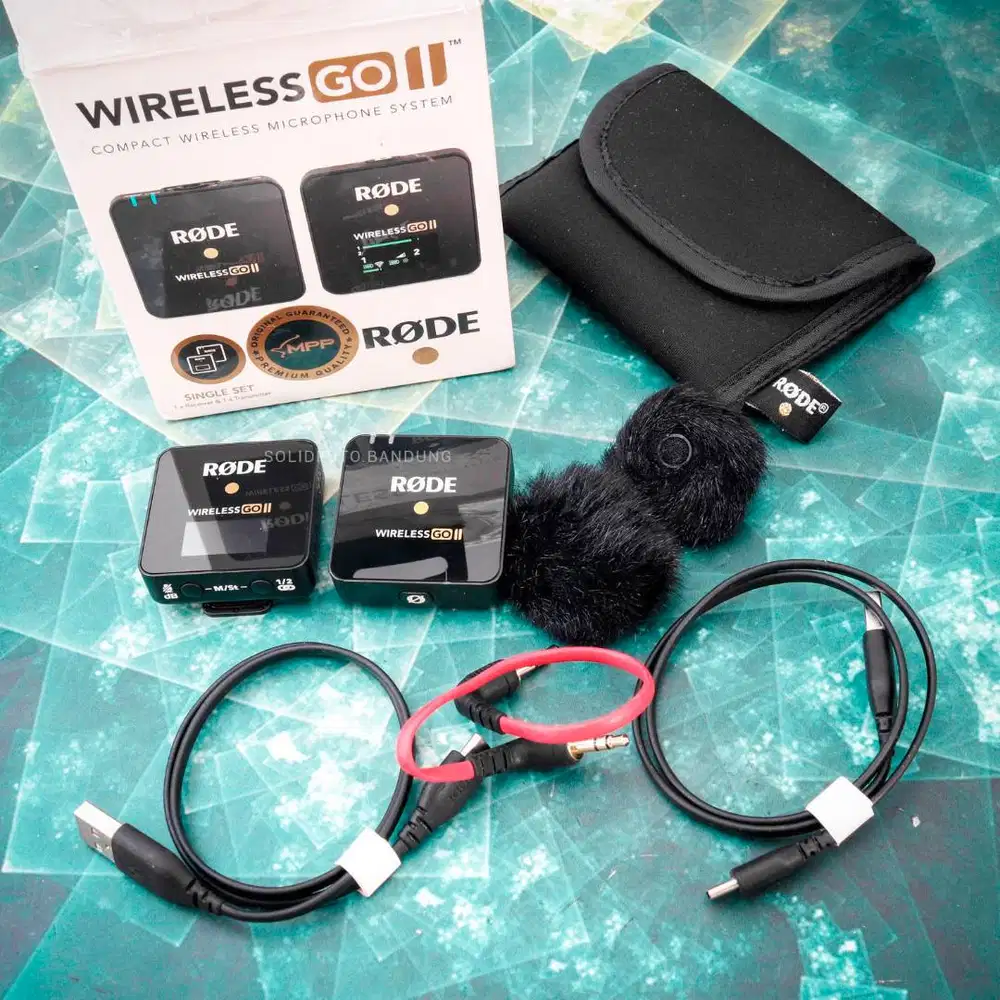 Rode Wireless Go II. Single Transmitter. Fullset Mulus Sekali