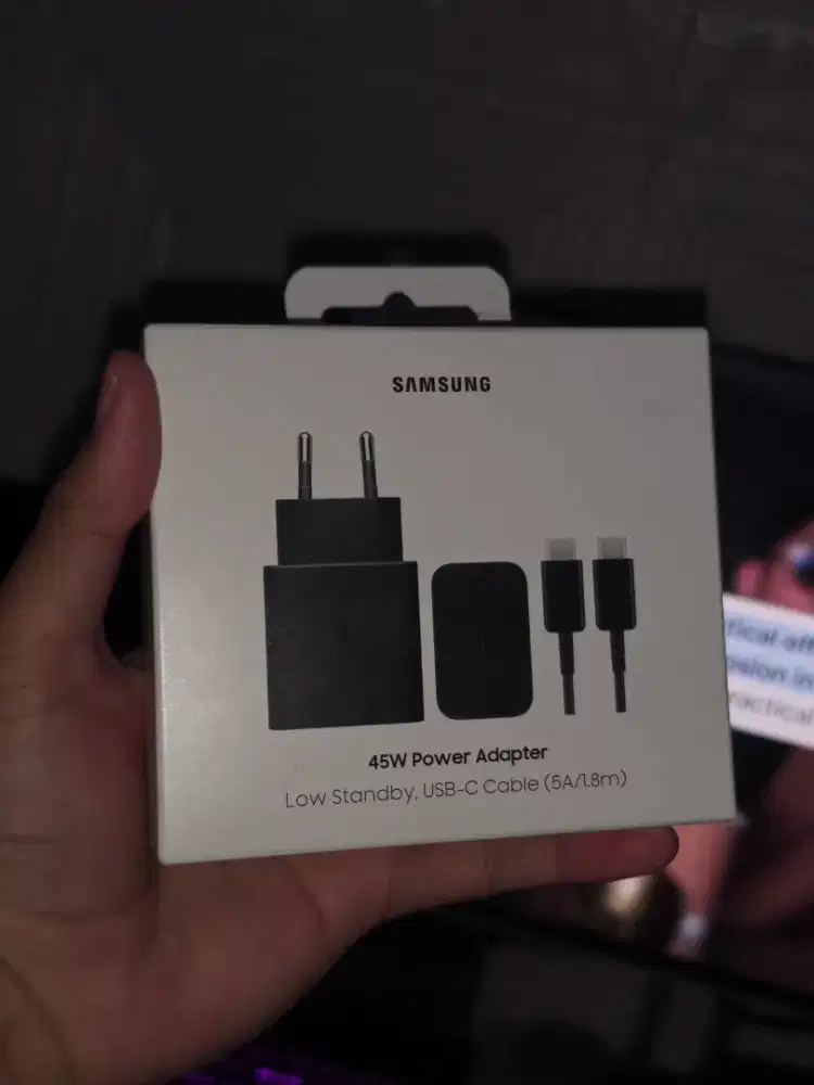 Charger Adaptor + Cable Samsung 45W Fast Charging