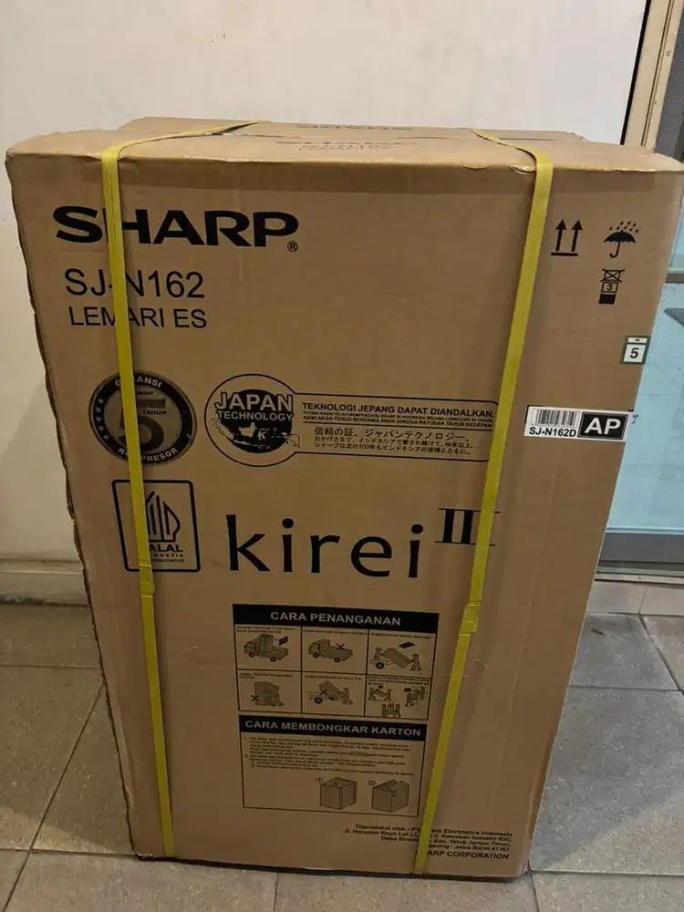 Refrigerator Sharp Kulkas 1 Pintu SJ-N162D-AP