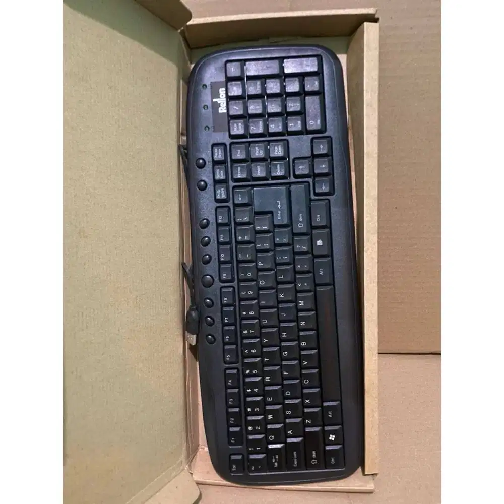 Baru Keyboard USB Relion Multimedia CPU Computer Komputer PC Laptop