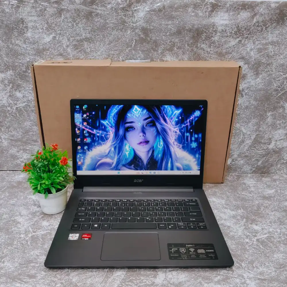 Laptop Acer Aspire 3 AMD Athlon silver 3020U Ram 8GB SSD 256GB 14inc