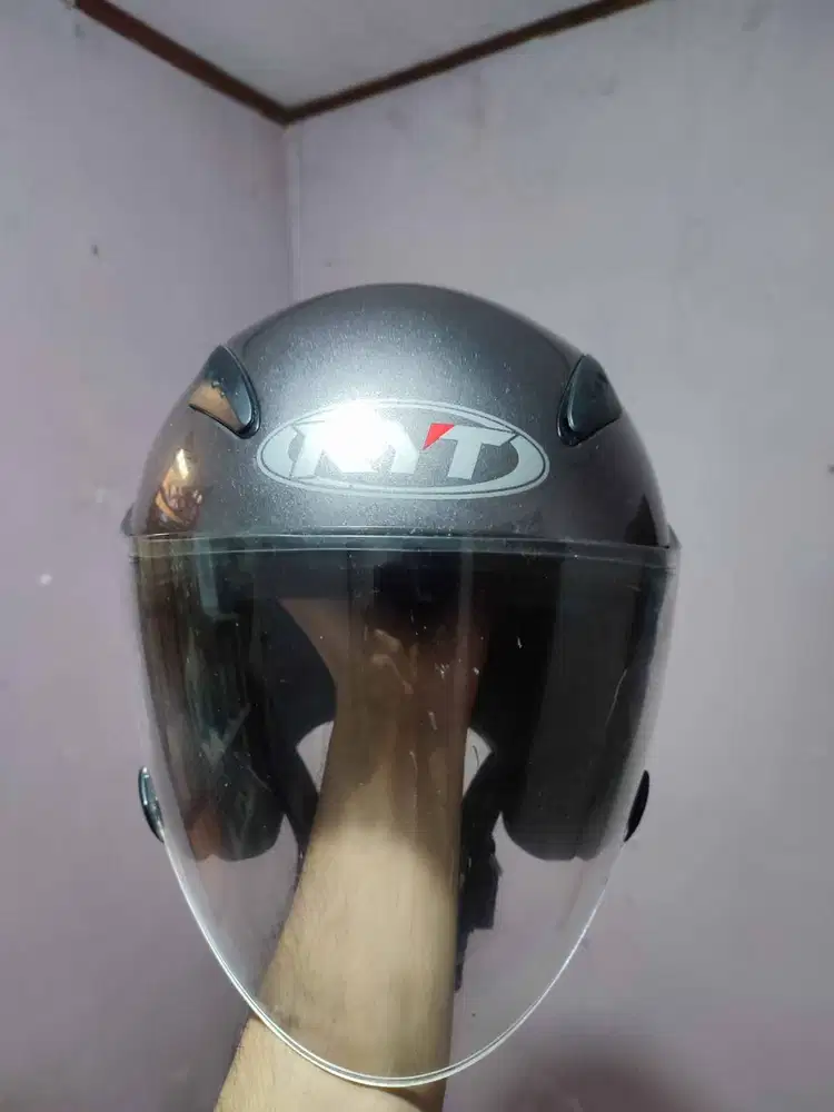 Helm KYT Galaxy Double Visor