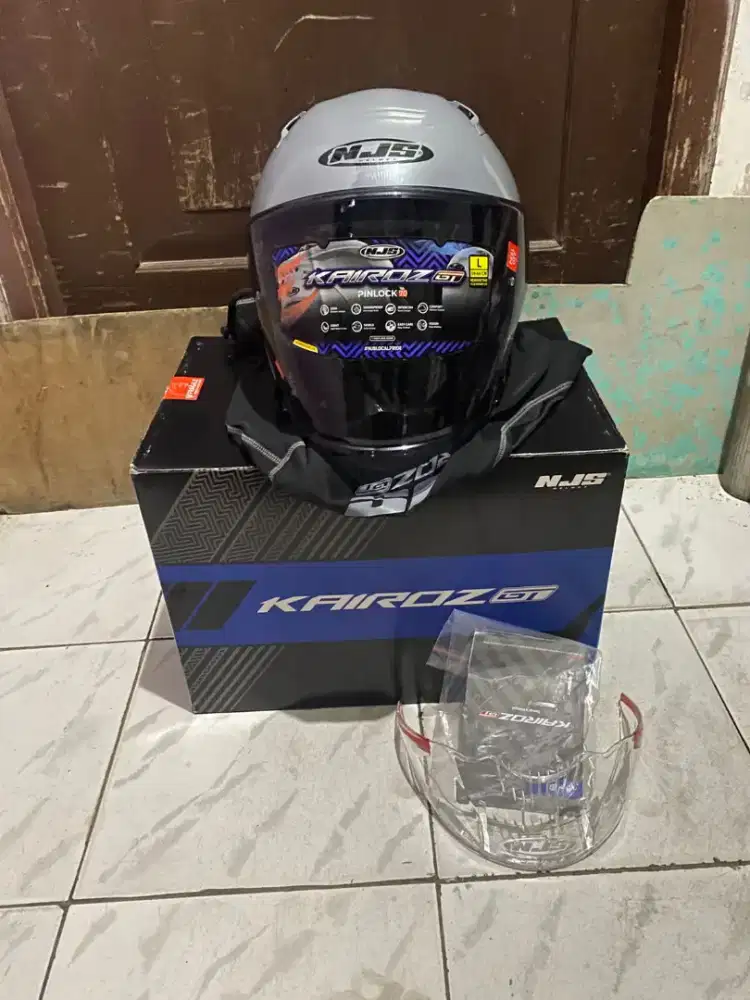 Helm NJS Kairoz gt grey glossy