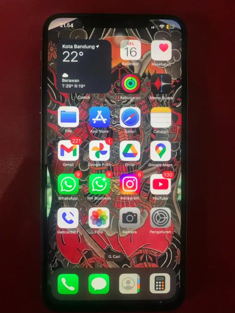 IPHONE XSMAX XS MAX IBOX 64 GB WHITE KUMPLIT