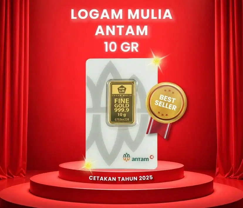 Emas Antam 10 Gram Cetakan Terbaru 2025