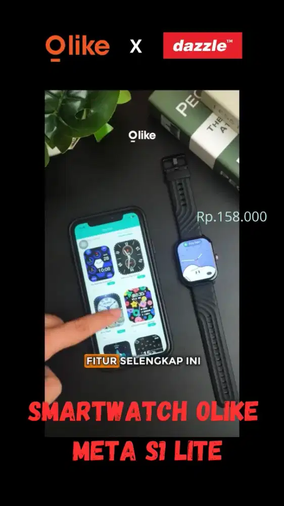Smartwatch Olike meta S1 lite black