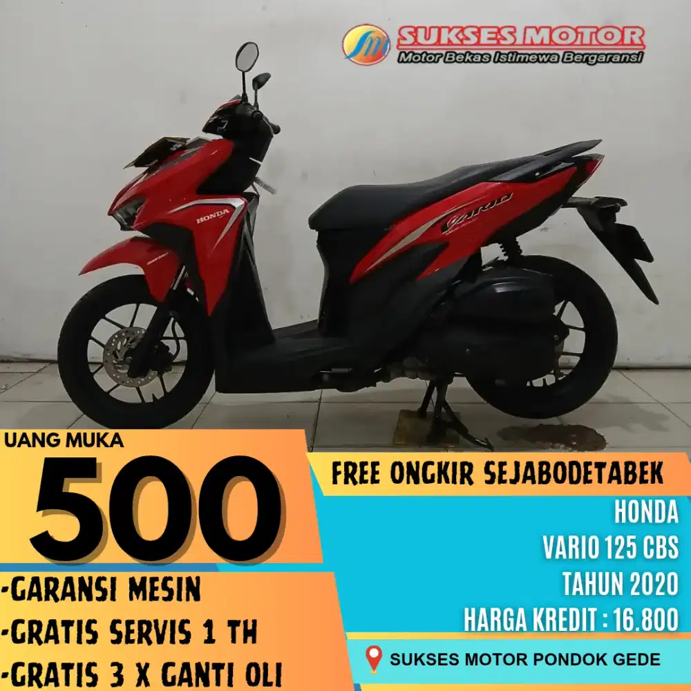GRATIS GANTI OLI 3 X HONDA VARIO 125 CBS TAHUN 2020