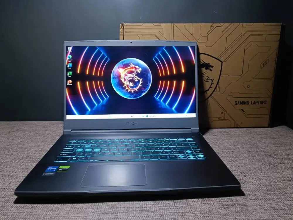 MSI Thin 15 B12VE i5 12450H 8/512 RTX 4050 6GB Fullset