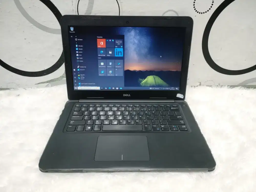 Laptop Dell Latittude 3380 -CORE I3 GEN6 -SSD 128GB-4GB -SIAP PAKAI