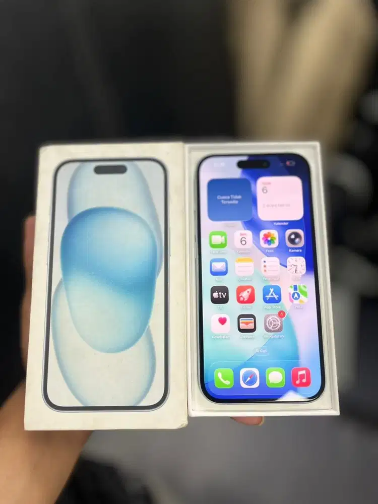 IPHONE 15 128 BLUE SECOND IBOX FULLSETT