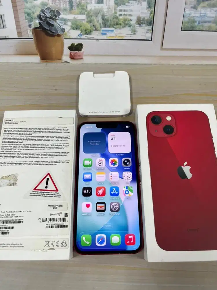 IPHONE 13 128GB RED SECOND IBOX FULLSET