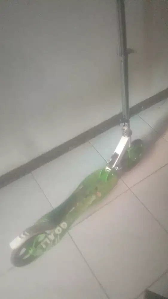 Skuter dan sketboardnya ada 2