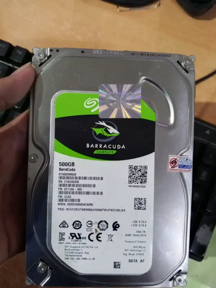 harddisk pc seagate baracuda 500gn