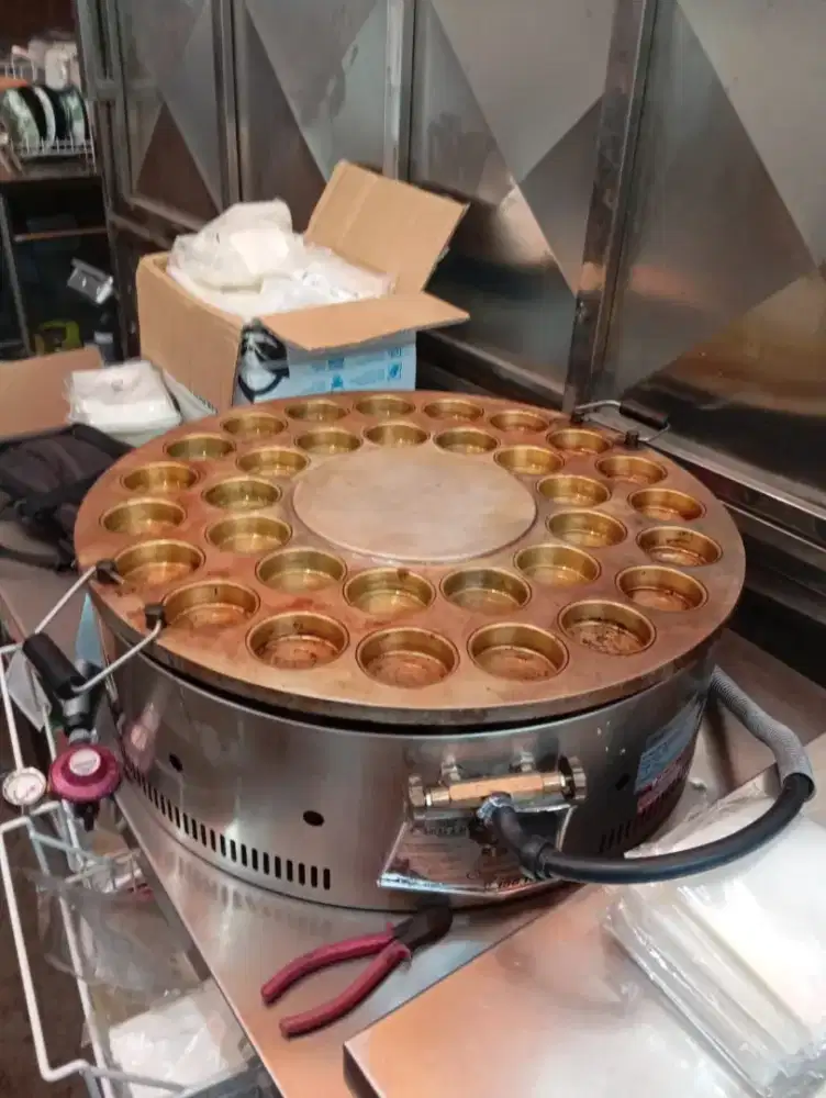 Mesin pembuat Dorayaki Baker / Kue Bolu / Cake Machine.