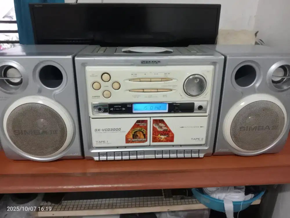 Jual Tape Sharp Simba masih hidup masih mulus bgi yg berminat aja