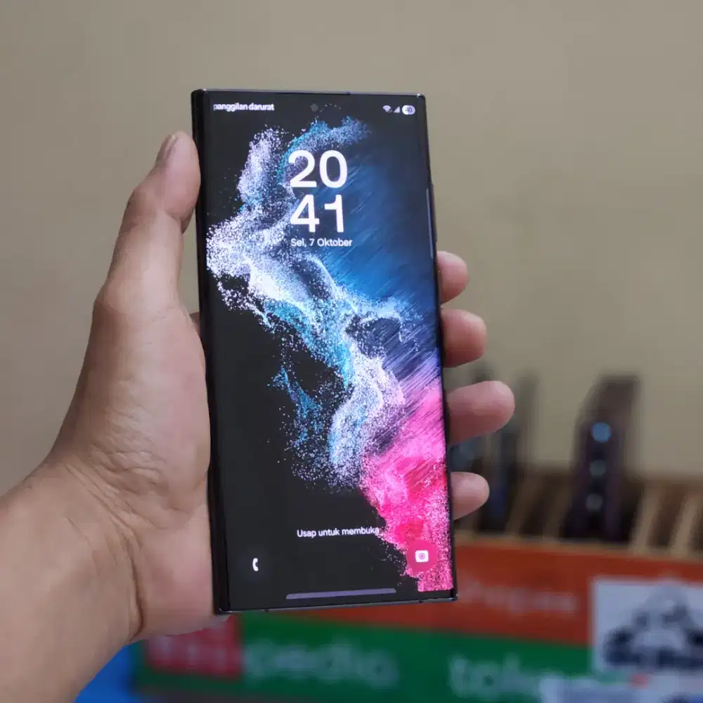 SAMSUNG GALAXY S22 ULTRA SEIN 256 MULUS MINUS GARIS SAMAR KASAT MATA