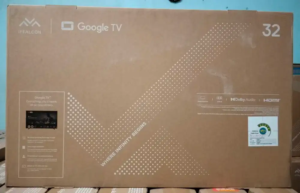New TCL iFFalcon Google TV 32S55 Garansi Resmi 3 tahun