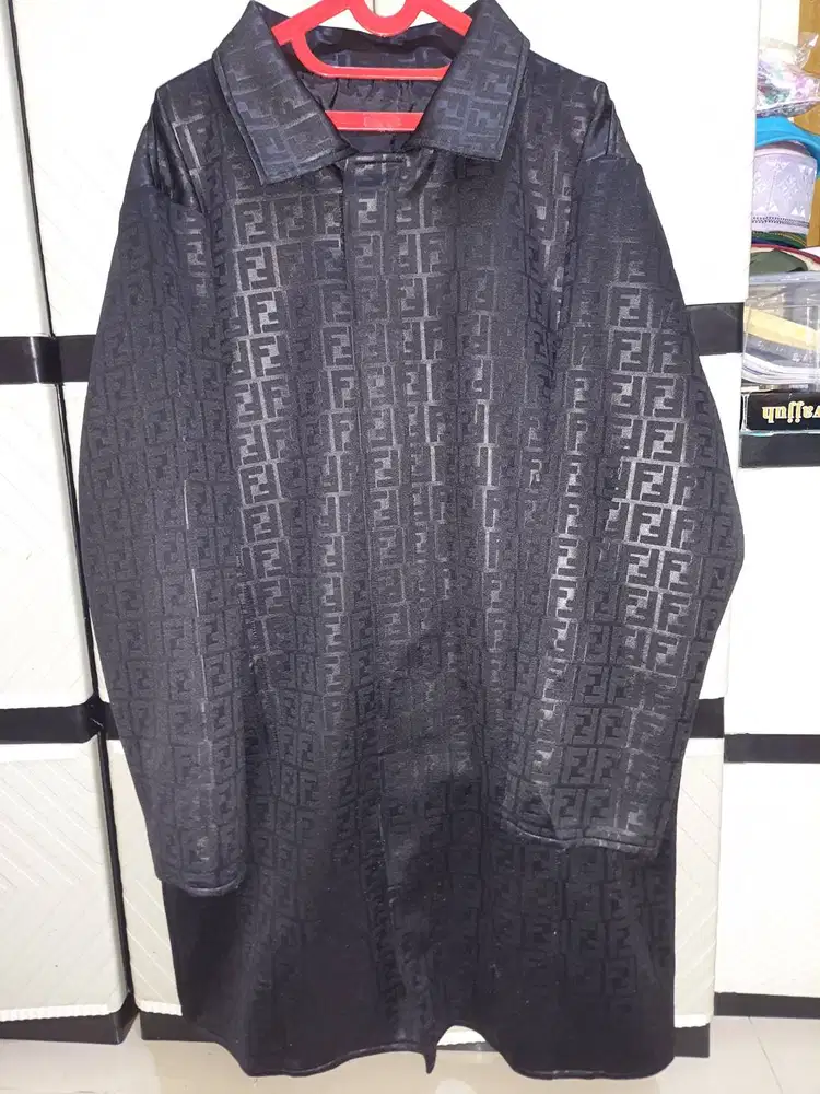 Jaket Fendi Zucca Monogram FF Jacket Coat Unisex made in Italy