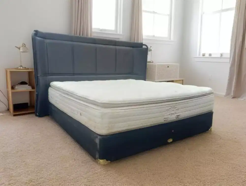 Springbed Kingkoil Lenhart uk 180 set sandaran Lady Americana uk 180