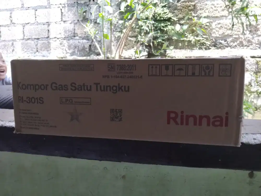 Di jual kompor rinai 1 tungku msh baru