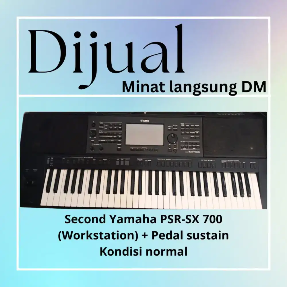 Dijual Second Keyboard Yamaha PSR-SX 700