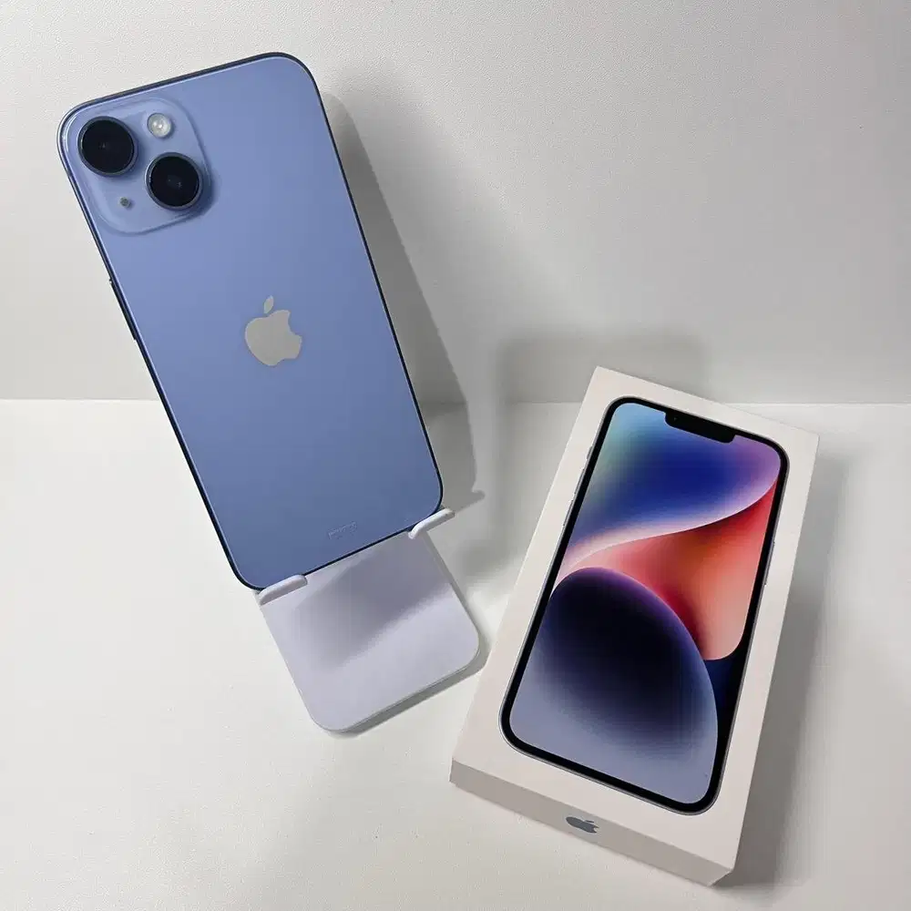 iPhone 14 128GB Blue ex Garansi Resmi iBox