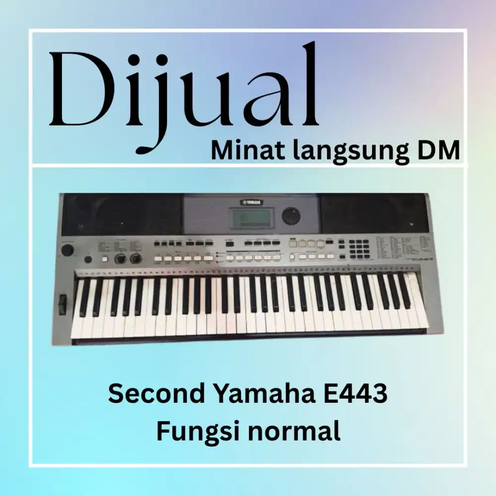 Dijual Keyboard Yamaha E443
