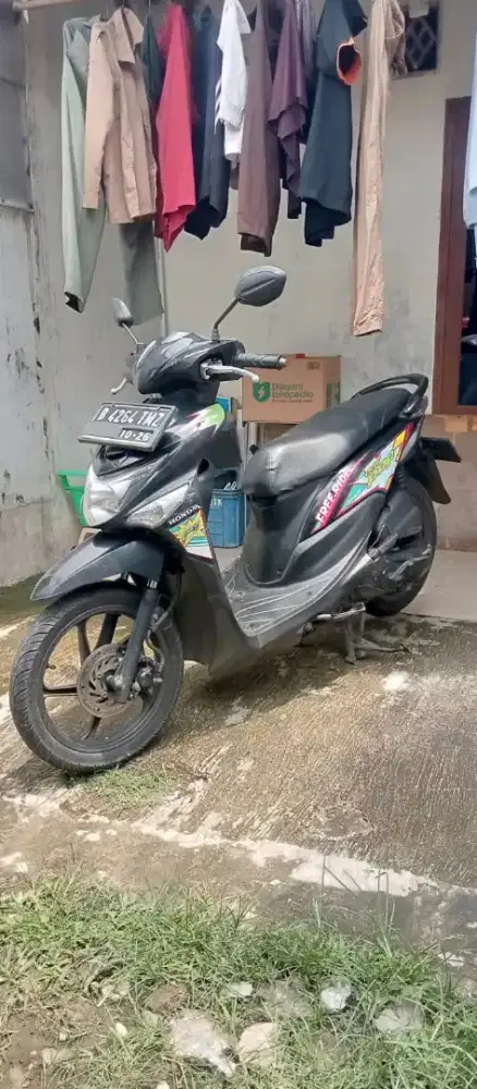 Beat pop 2016 hitam surat lengkap.mesin sehat